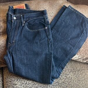 Levi's Men's Dark Indigo Straight Jeans